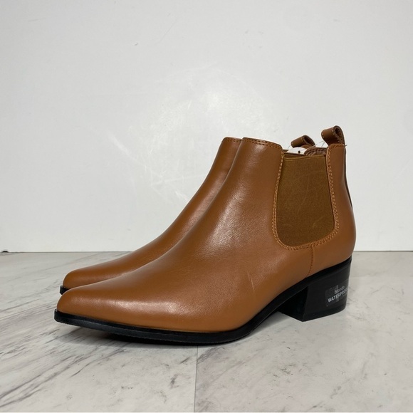 New! Blondo Emelia Chelsea Brown Leather Bootie 6.5 - Picture 14 of 14
